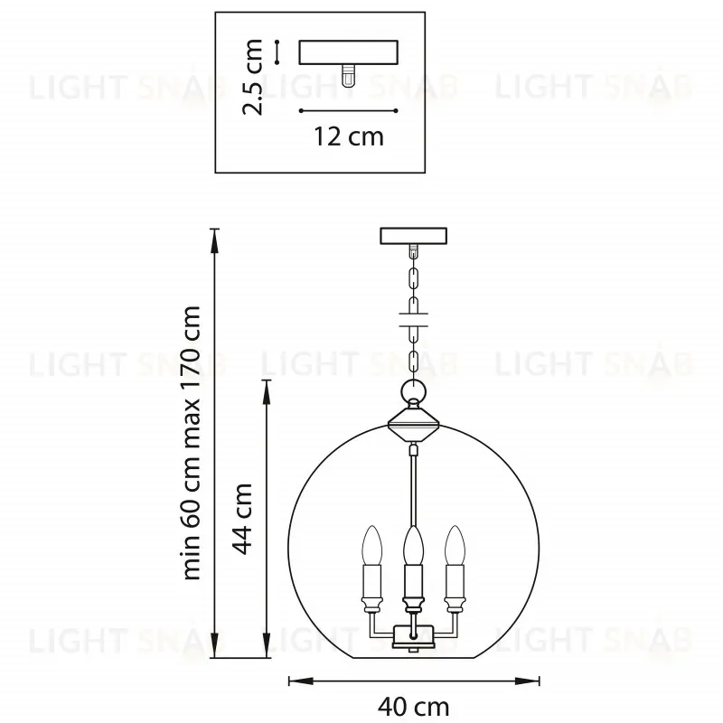 Подвесная люстра Lightstar Sferico 729134 729134
