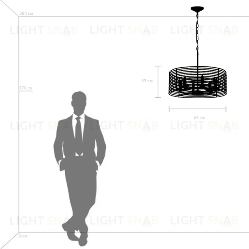 Подвесная люстра Lightstar Zeta 728063 728063