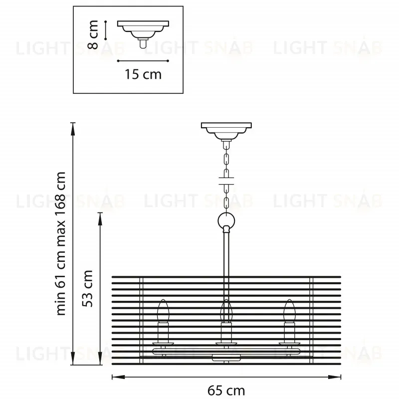 Подвесная люстра Lightstar Zeta 728063 728063