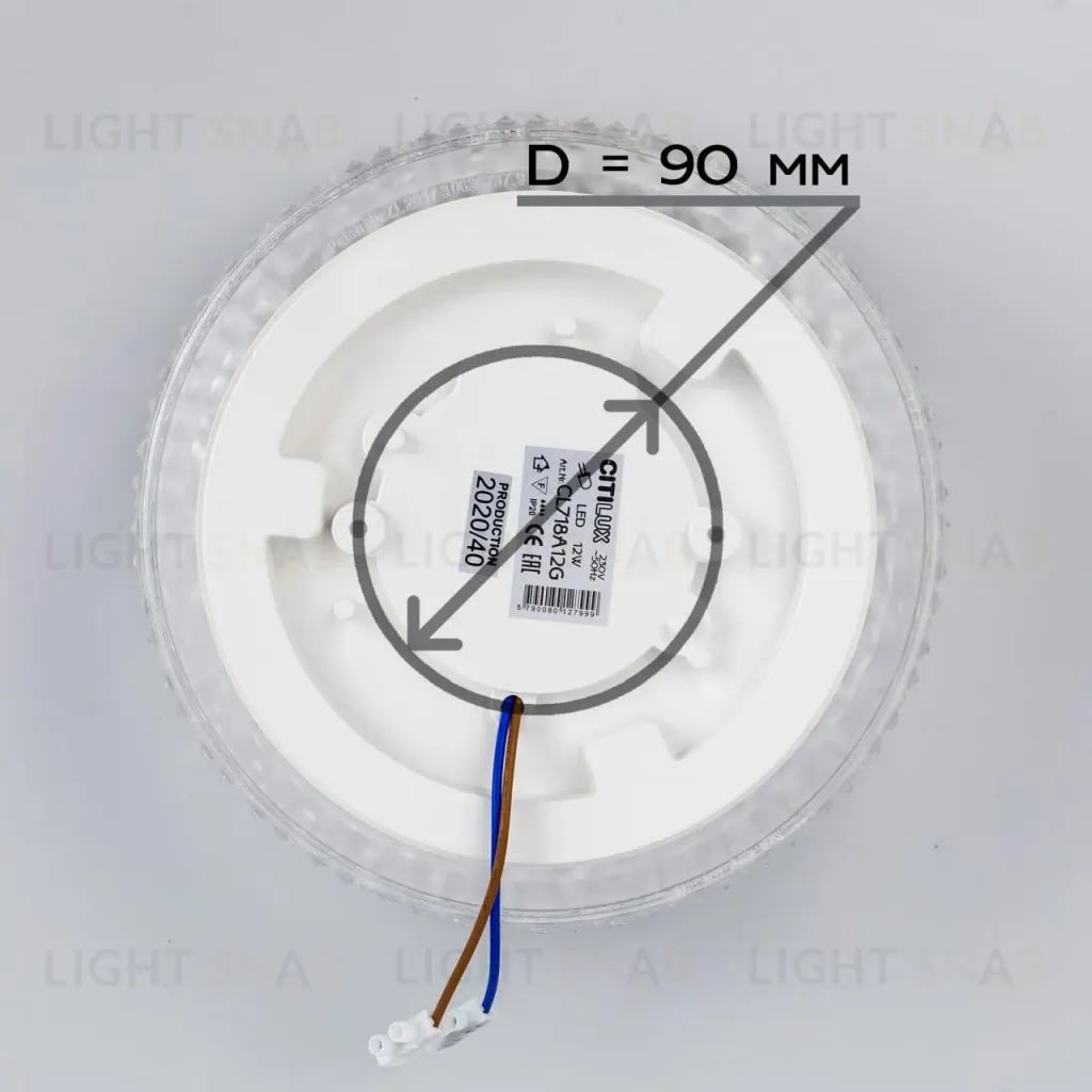 Потолочный светильник Citilux Альпина CL718A12G CL718A12G