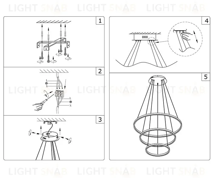 Подвесной светильник Kink Light ТОР 08223,01A(4000K) 08223,01A(4000K)