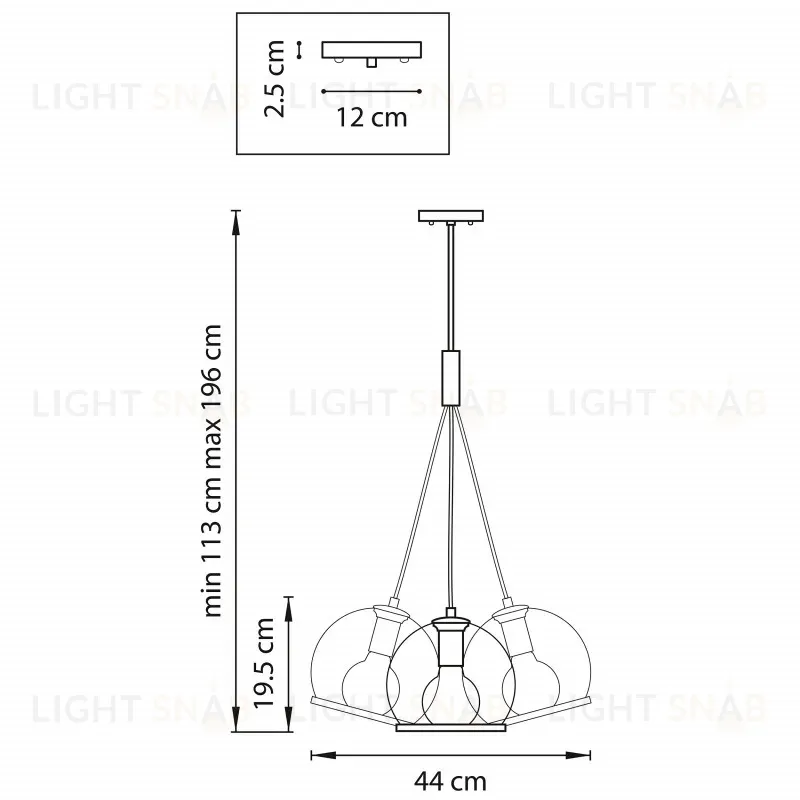 Подвесной светильник Lightstar Sferico 729031 729031
