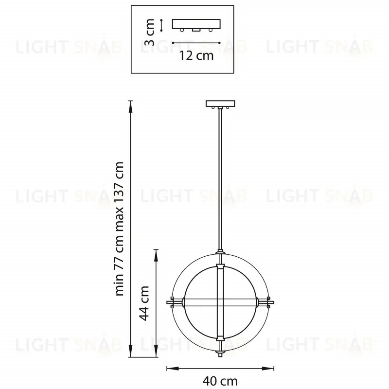 Подвесной светильник Lightstar MODENA 816043 816043