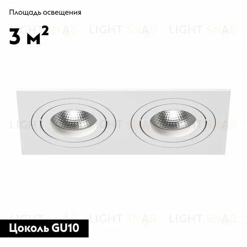 Встраиваемый светильник Lightstar INTERO 16 i5260606 (217526+217606+217606) i5260606