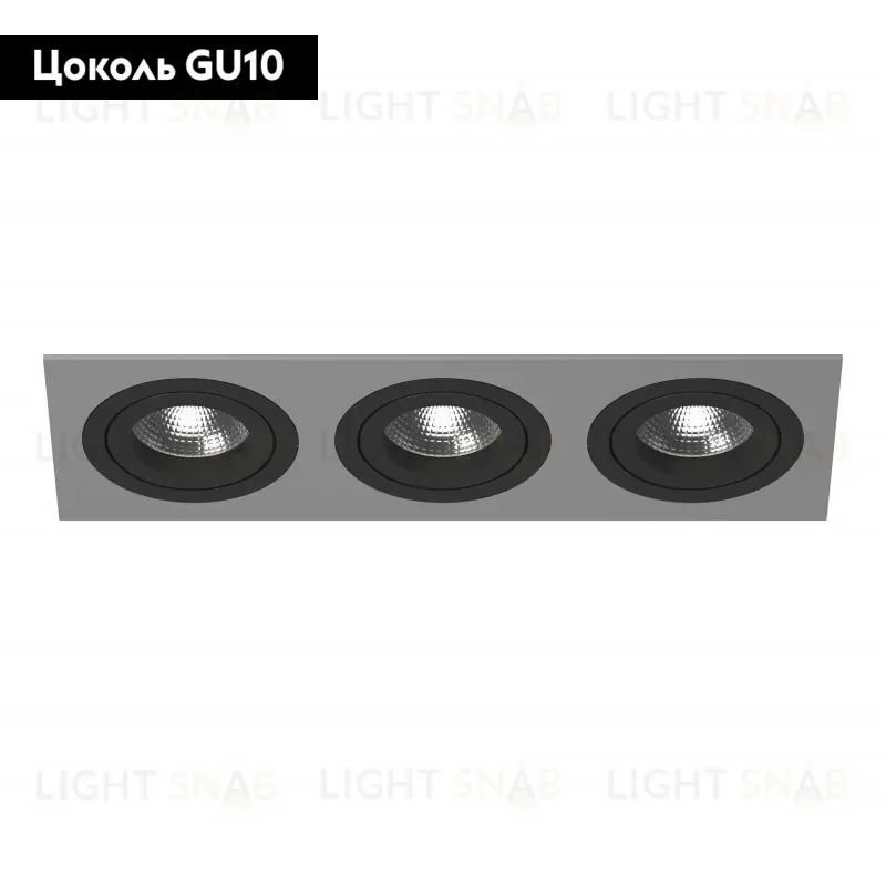 Встраиваемый светильник Lightstar INTERO 16 i539070707 (217539+217607+217607+217607) i539070707