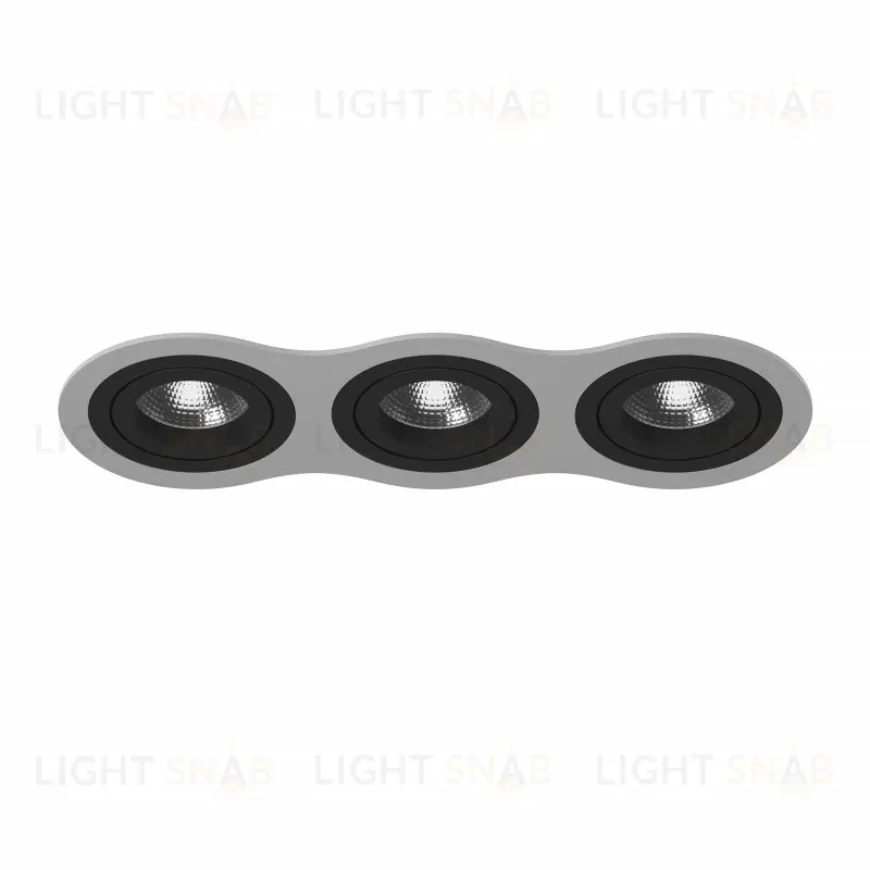 Встраиваемый светильник Lightstar INTERO 16 i639070707 (217639+217607+217607+217607) i639070707