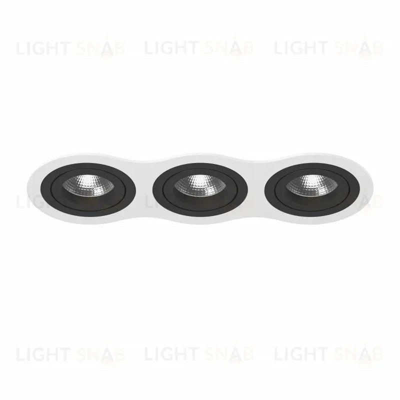 Встраиваемый светильник Lightstar INTERO 16 i636070707 (217636+217607+217607+217607) i636070707