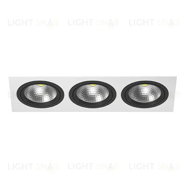 Встраиваемый светильник Lightstar INTERO 111 i836070707 (217836+217907+217907+217907) i836070707
