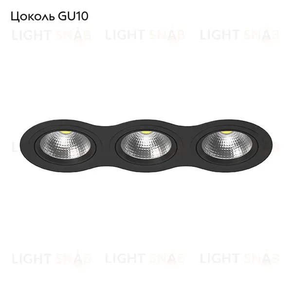 Встраиваемый светильник Lightstar INTERO 111 i937070707 (217937+217907+217907+217907) i937070707