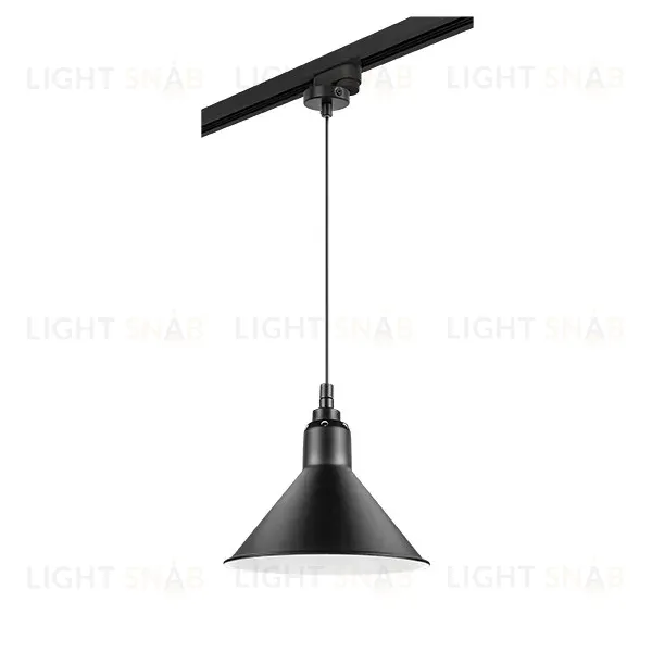 Трековый светильник Lightstar Track 1 black L1T765027 (765027+592007) L1T765027