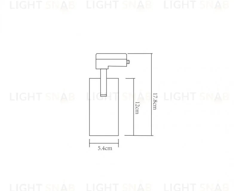 Трековый светильник ARTE Lamp TRACK LIGHTS BLACK A4568PL-1BK A4568PL-1BK