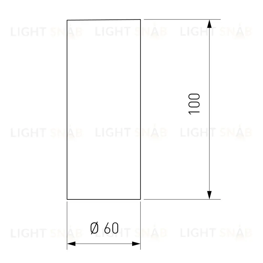 Накладной светильник Elektrostandard DLS025 4690389169786 4690389169786