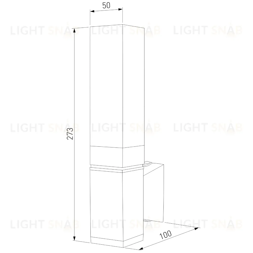Уличный настенный светильник Elektrostandard 1534 TECHNO LED 4690389168727 4690389168727