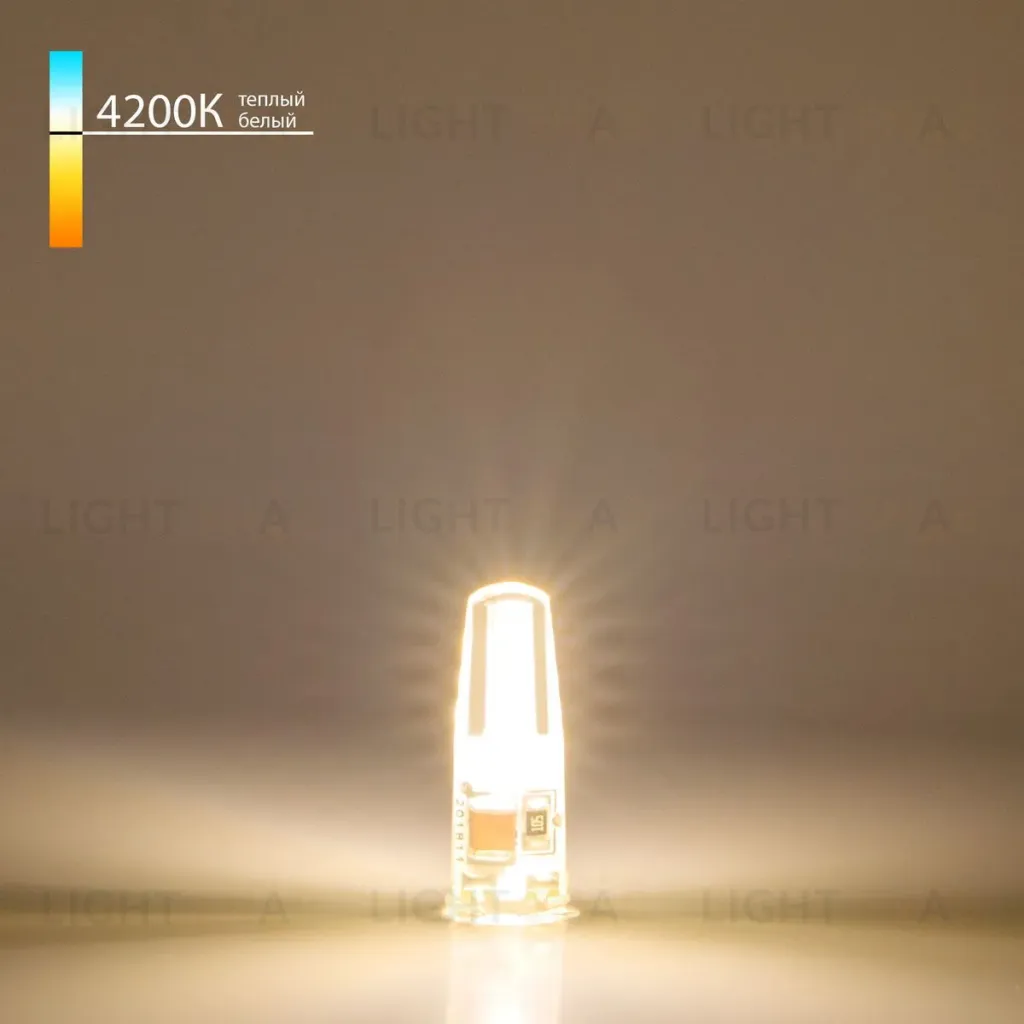 Лампа светодиодная Elektrostandard G4 3W 4200K прозрачная 4690389041280 4690389041280