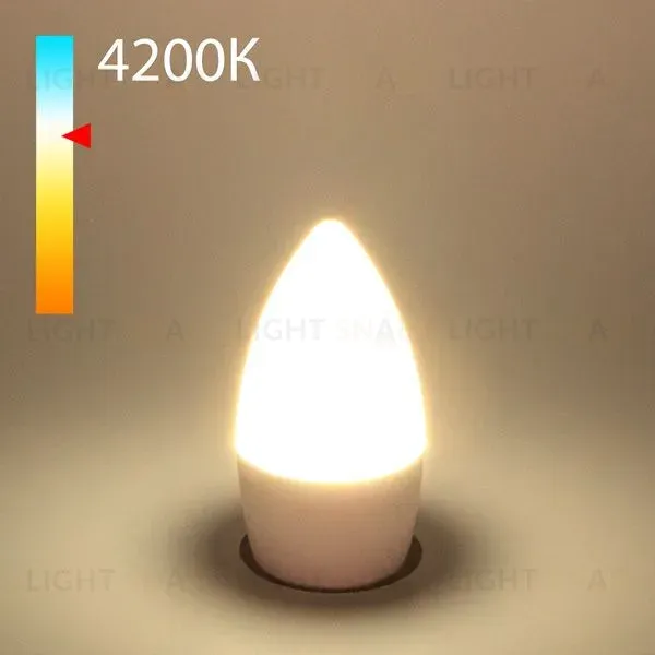 Лампа светодиодная Elektrostandard E27 8W 4200K свеча матовая 4690389152344 4690389152344