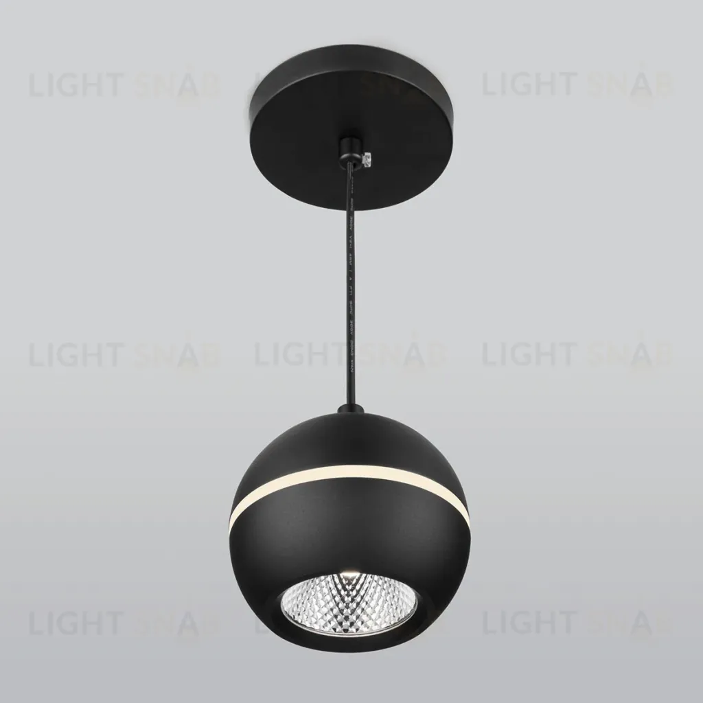 Подвесной светодиодный светильник Elektrostandard DLS023 9W 4200K черный 4690389149122 4690389149122