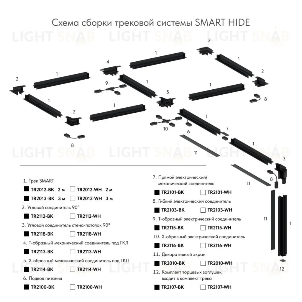 Коннектор Denkirs Smart TR2103-BK TR2103-BK