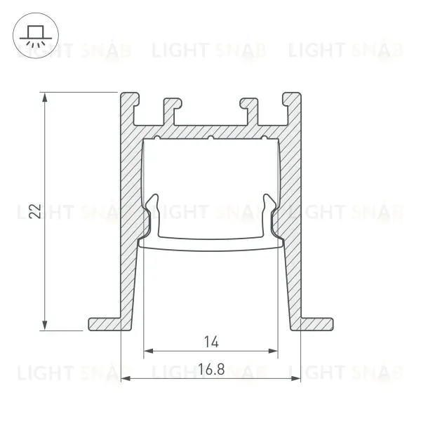 Профиль Arlight SL-COMFORT 031771 031771