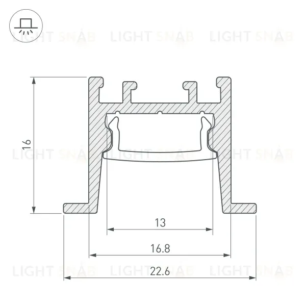 Профиль Arlight SL-COMFORT 031769 031769