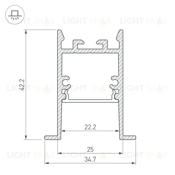 Профиль Arlight SL-COMFORT 031765 031765