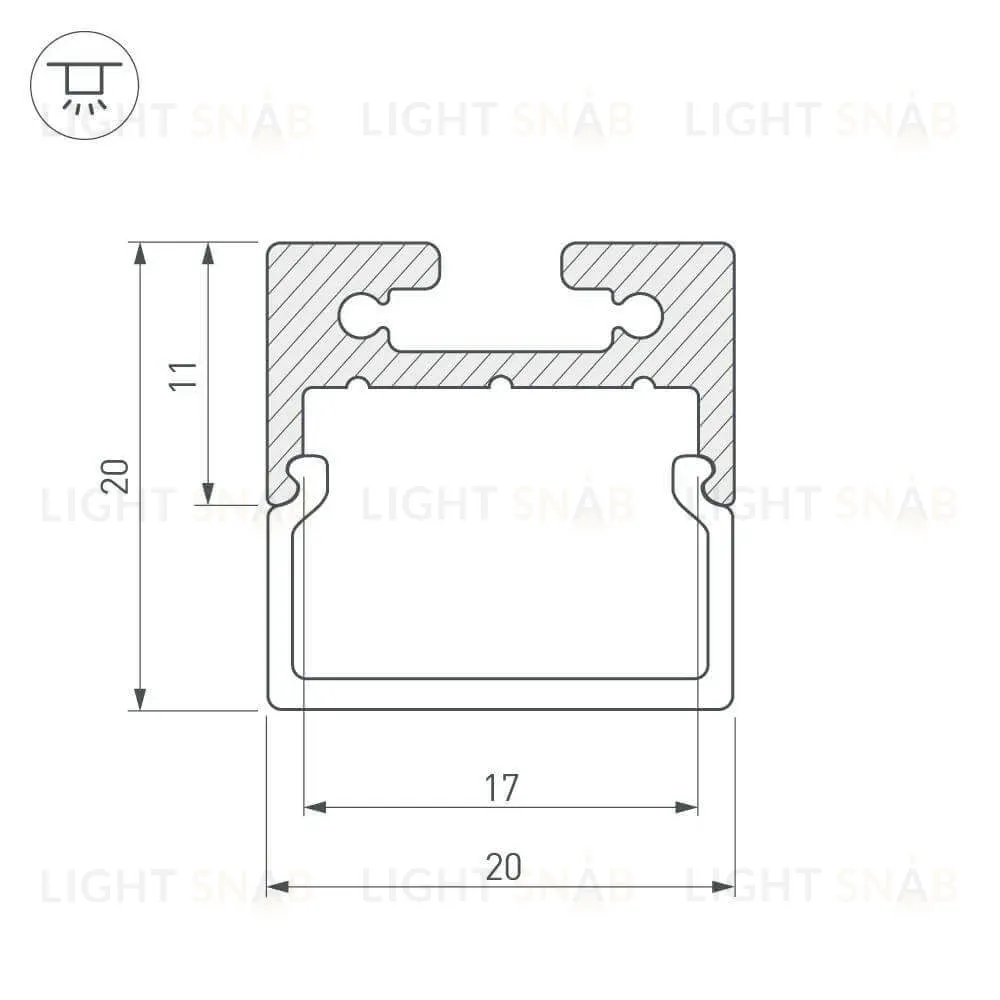 Профиль Arlight 025870 025870