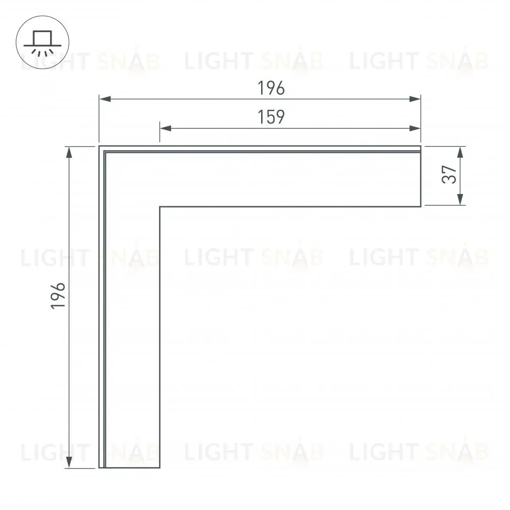 Соединитель профиля Arlight 030096 030096