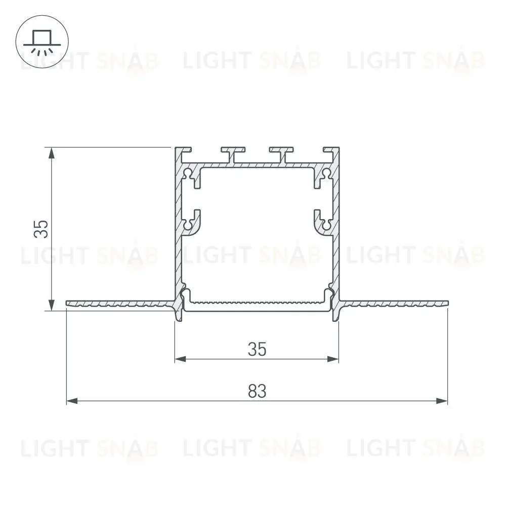 Соединитель профиля Arlight 030093 030093