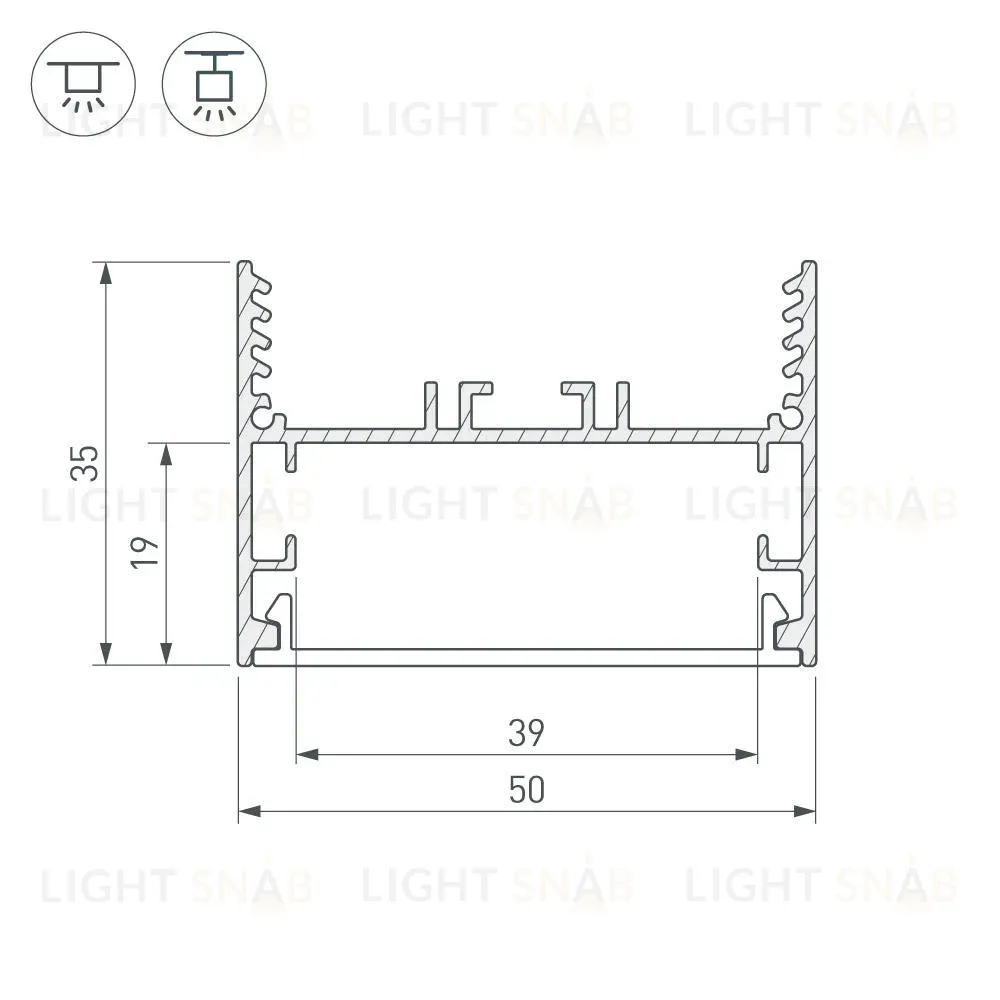 Соединитель профиля Arlight SL-LINE 030117 030117