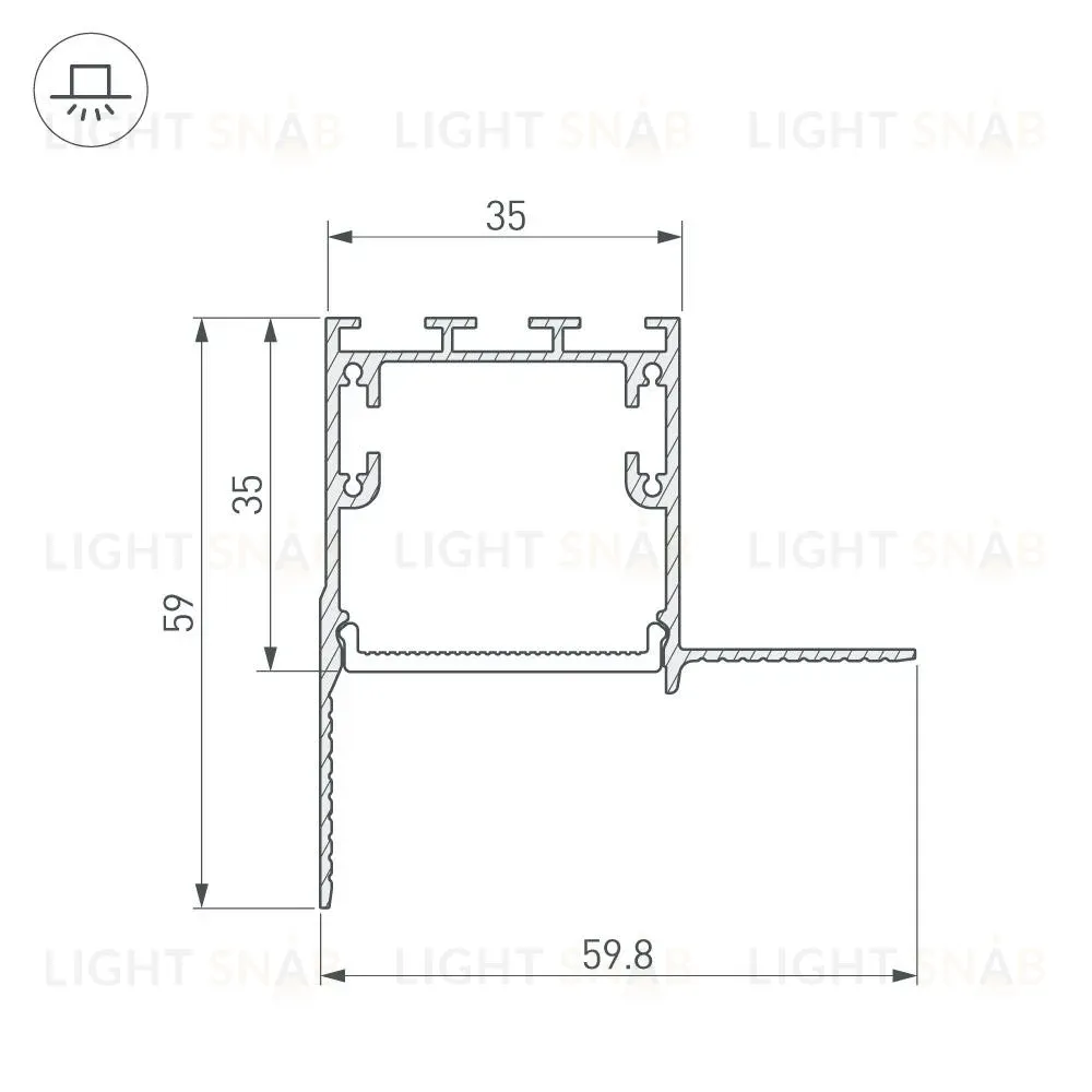 Соединитель профиля Arlight SL-LINIA 030100 030100