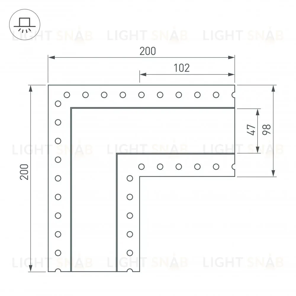 Соединитель профиля Arlight SL-LINIA 030106 030106