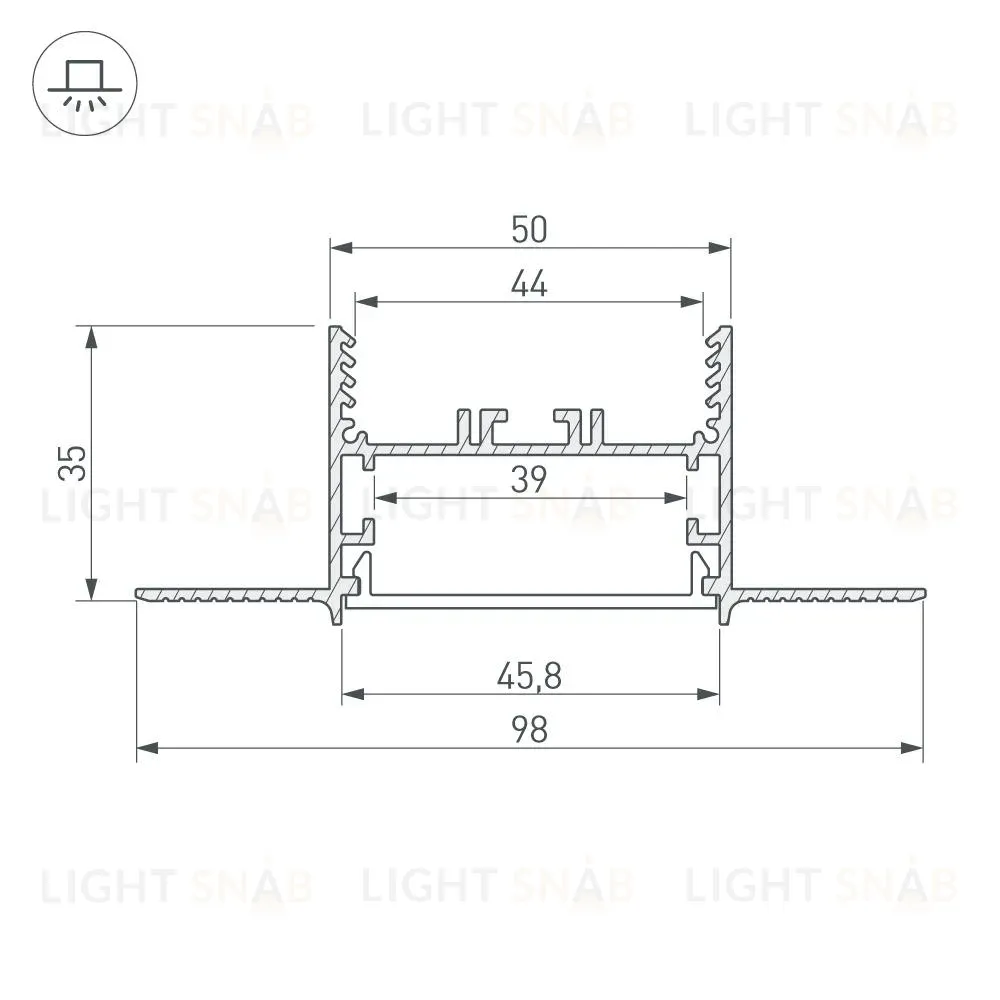 Соединитель профиля Arlight SL-LINIA 030106 030106