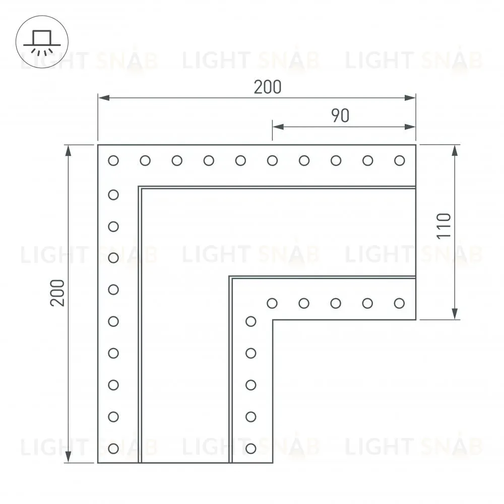 Соединитель профиля Arlight SL-LINIA 030132 030132