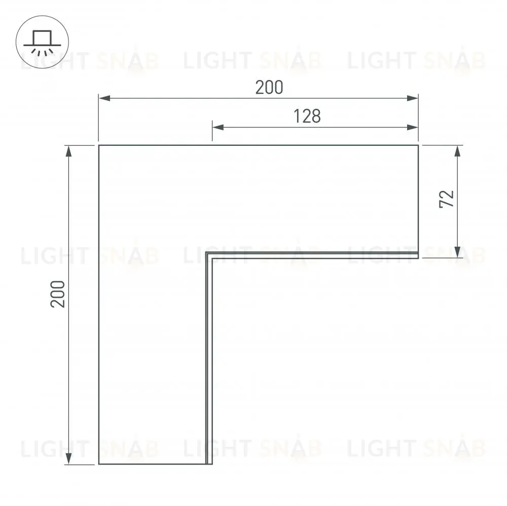 Соединитель профиля Arlight SL-LINIA 030130 030130