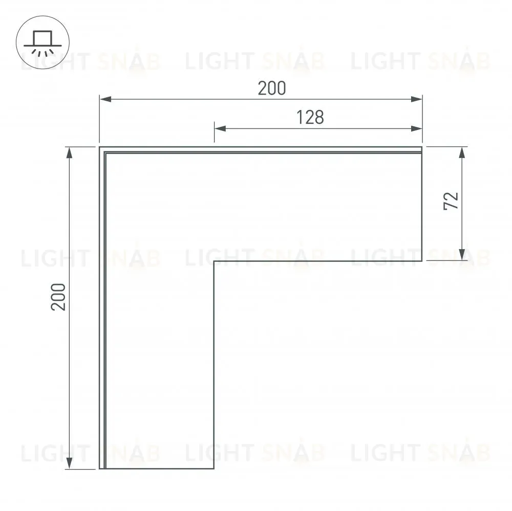 Соединитель профиля Arlight SL-LINIA 030131 030131