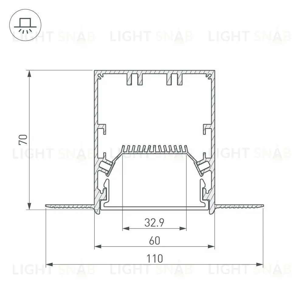 Соединитель профиля Arlight SL-LINIA 030131 030131