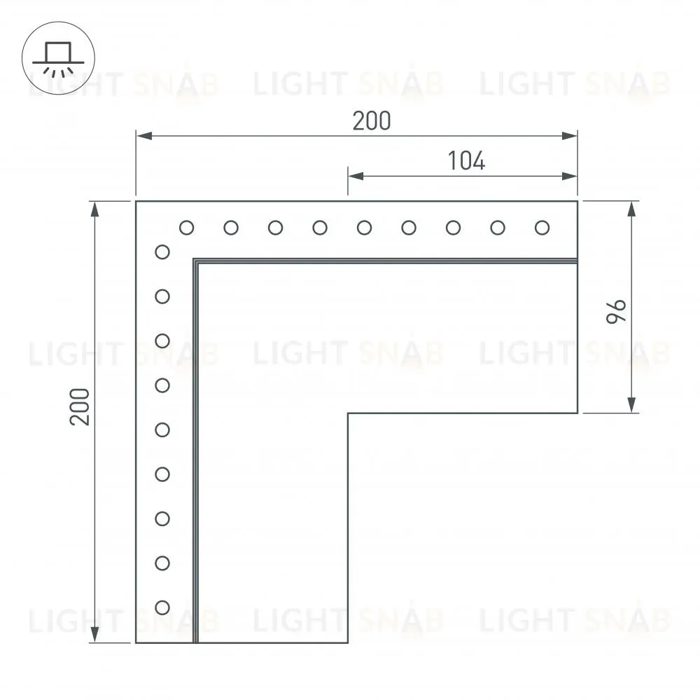 Соединитель профиля Arlight SL-LINIA 030137 030137