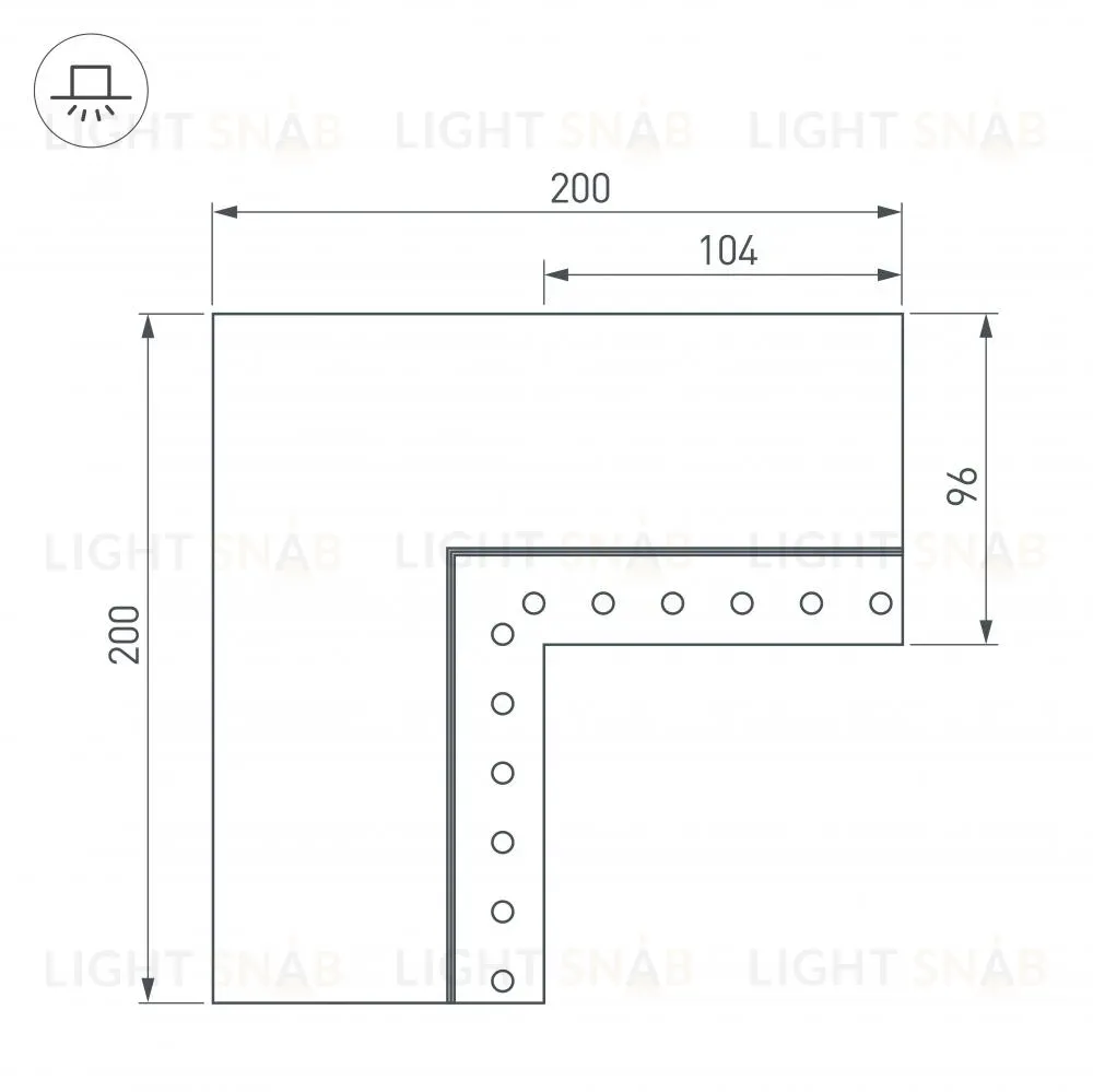 Соединитель профиля Arlight SL-LINIA 030136 030136