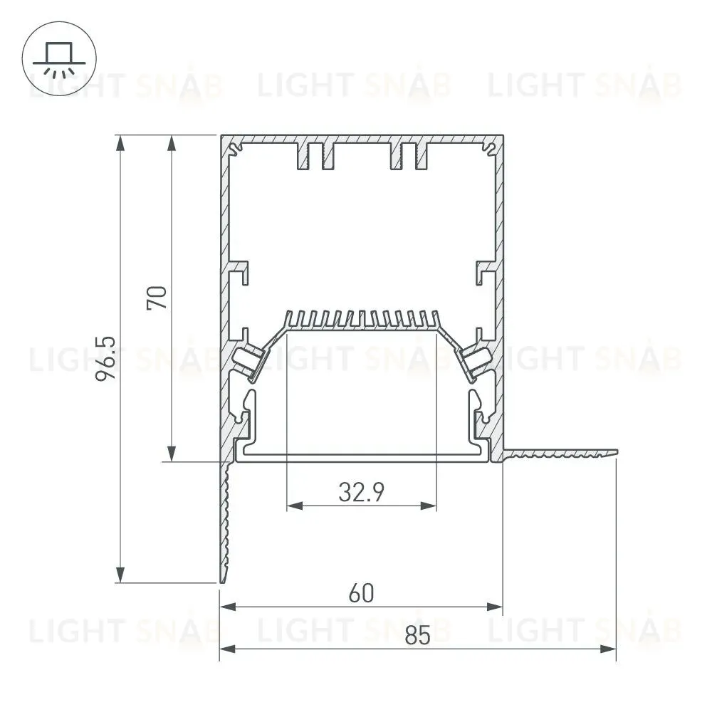 Соединитель профиля Arlight SL-LINIA 030136 030136