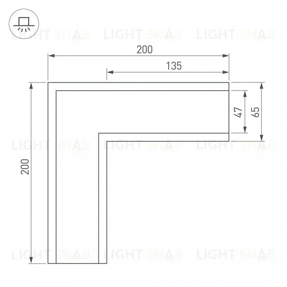 Соединитель профиля Arlight SL-LINIA 030126 030126
