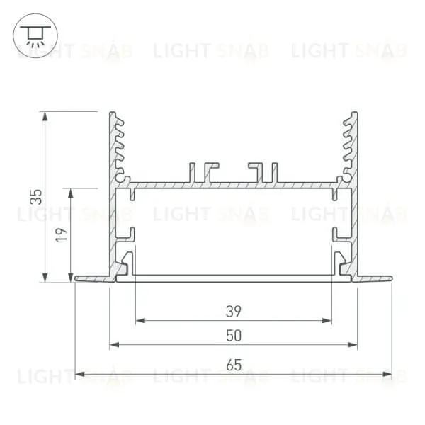 Соединитель профиля Arlight SL-LINIA 030128 030128