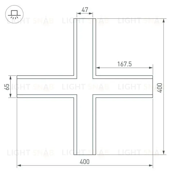 Соединитель профиля Arlight SL-LINIA 030128 030128