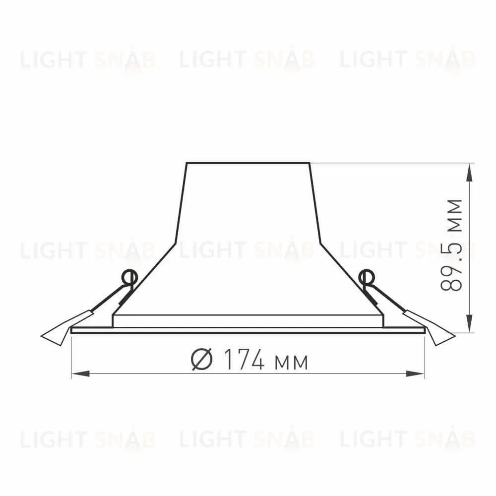 Встраиваемый светильник Arlight LEGEND 025143(1) 025143(1)