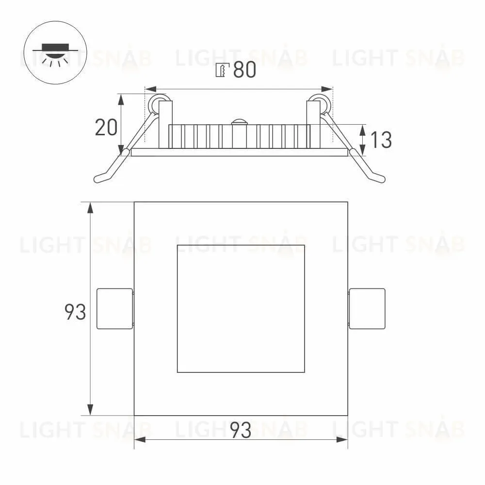 Светодиодная панель Arlight DL 020123 020123