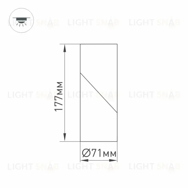 Светодиодный спот Arlight SP-Twist-Surface-R70-12W Warm3000 024992(1) 024992(1)