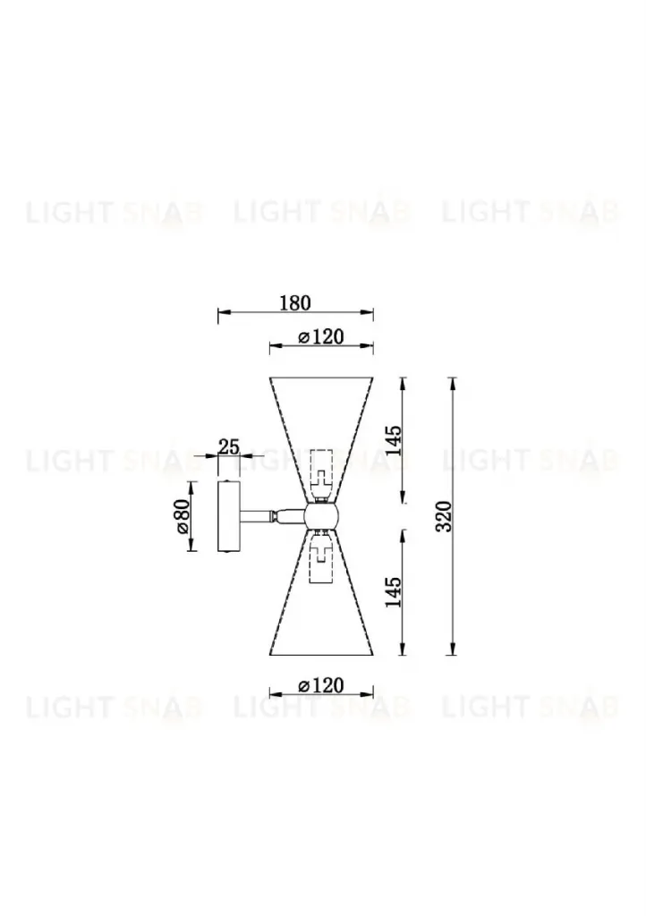 Бра Maytoni Vesper MOD108WL-02WG MOD108WL-02WG