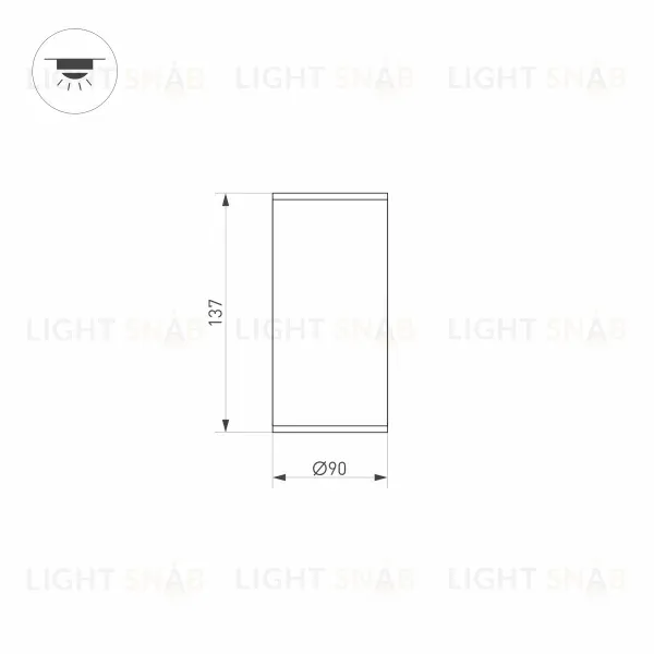 Уличный светодиодный светильник Arlight LGD-Forma-Surface-R90-12W Day4000 032576 032576
