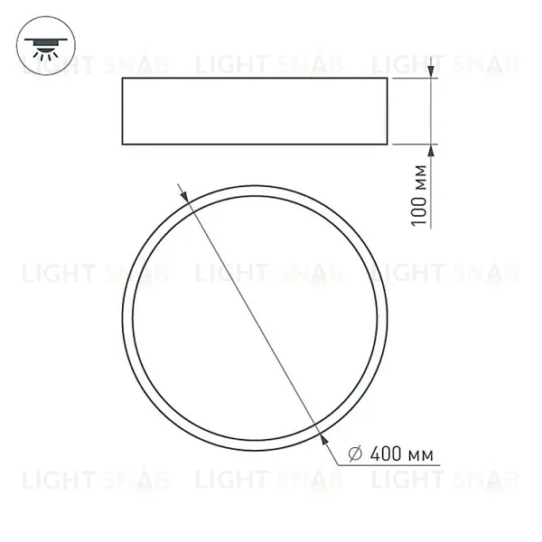 Трековый светодиодный светильник Arlight Mag-Laser-45-L480-27W Warm3000 032648 032648