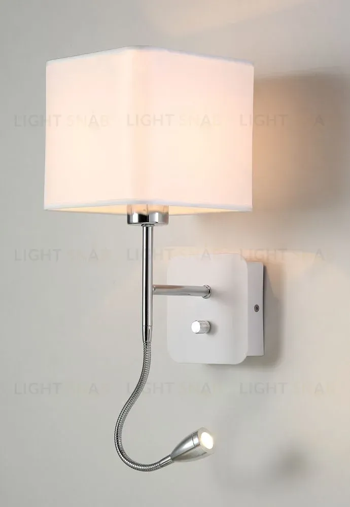 Бра Crystal Lux Paco AP2 Chrome/White Paco AP2 Chrome/White