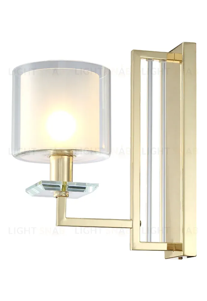 Бра Crystal Lux Nicolas AP1 Gold/White Nicolas AP1 Gold/White