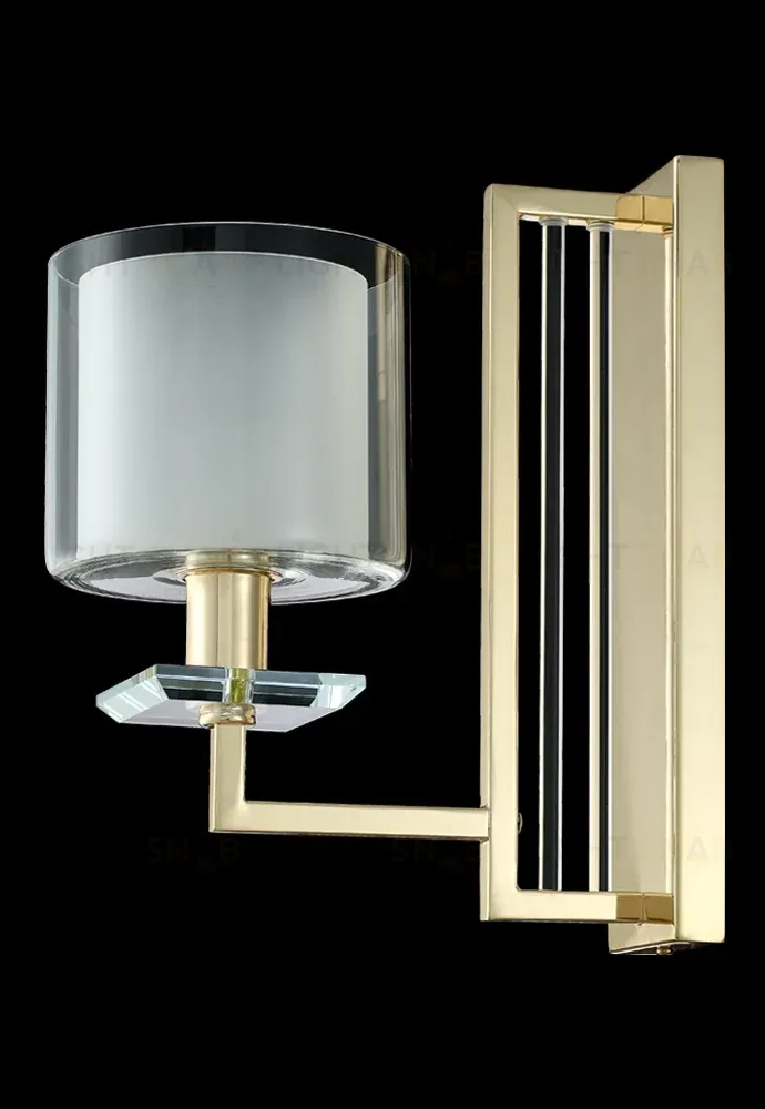 Бра Crystal Lux Nicolas AP1 Gold/White Nicolas AP1 Gold/White